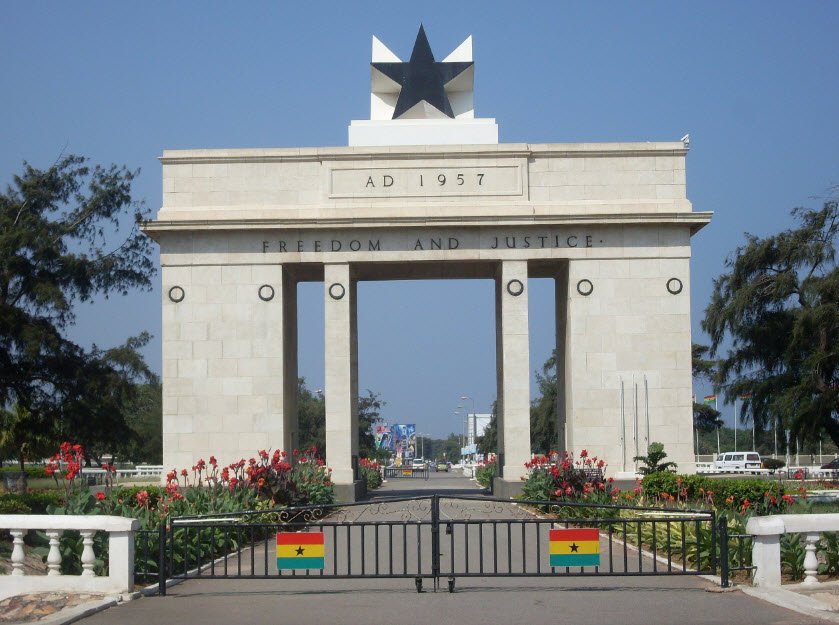 Independence Arch &amp; Black Star Square, Accra, Greater Accra Region, Ghana